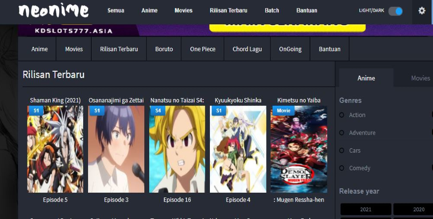 Situs Nonton Anime Gratis Lengkap Berikut_Situs untuk Nonton Anime Neonime