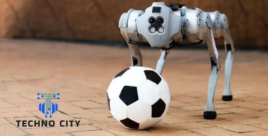 Robot kaki Empat DribbleBot