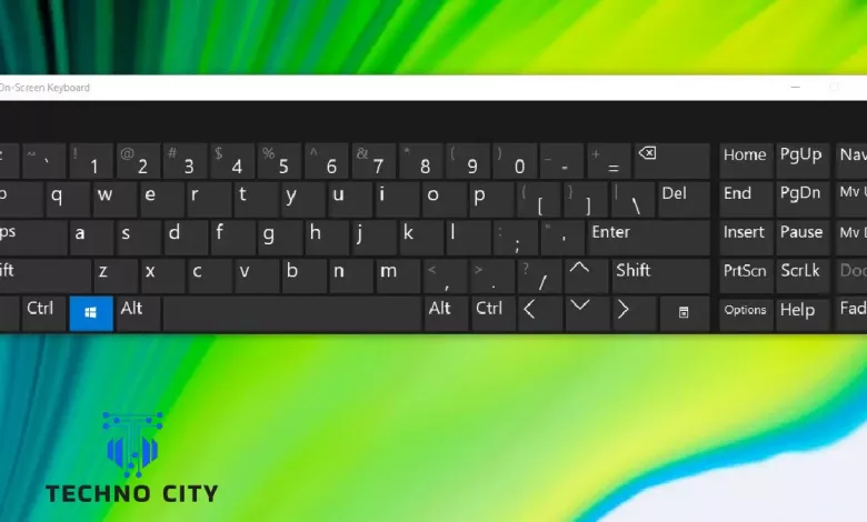 cara memunculkan keyboard di layar laptop
