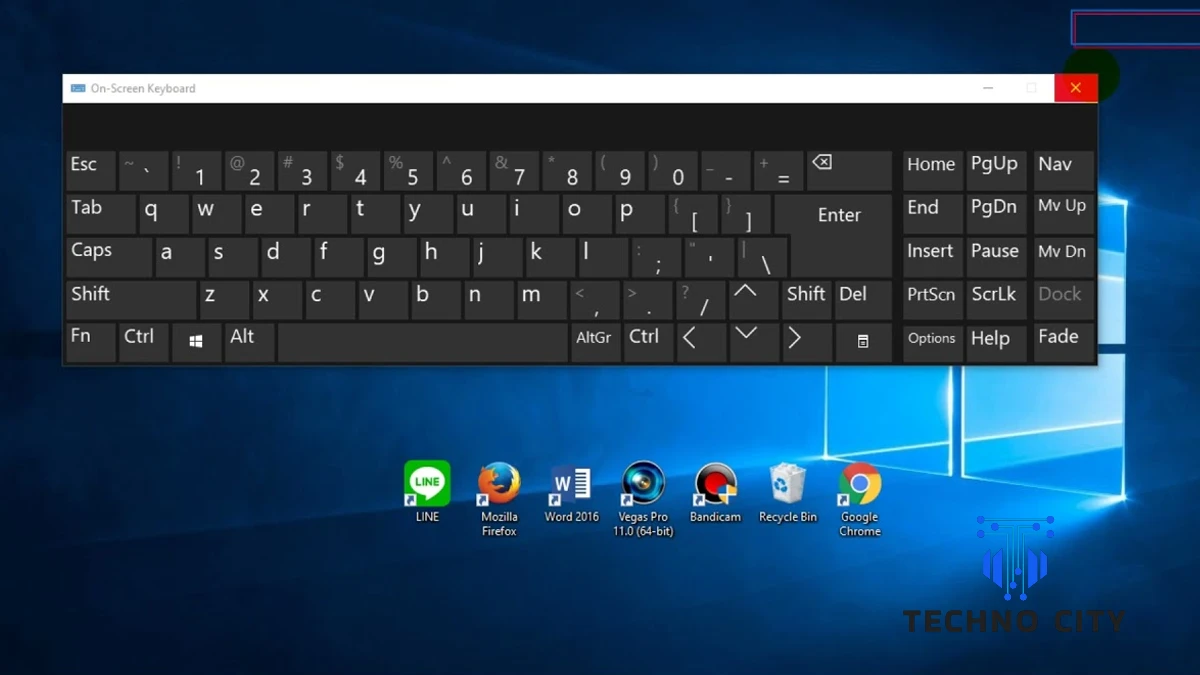 cara mengaktifkan On-Screen Keyboard