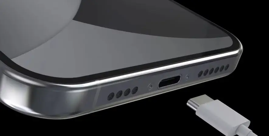 iPhone 15 dengan USB-C