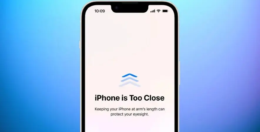 Fitur Screen Distance Apple
